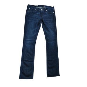 AG Adriano Goldschmied Jeans The Ballad Dark Blue Boot Cut Low Rise Women's 28